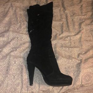 Size 10 Black lace-up boots